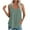 Green, variant on ALLLIST Spring Tops Yellow Pleated Sleeveless Crew Neck Plaid Tank Tops Womens Capris for Summer XXXL