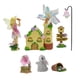 thumbnail image 3 of 7x estatuas de resina accesorios de jardín de hadas figuras en miniatura decoración de casa de muñecas para bonsái Patio porche Patio amigos, 3 of 7