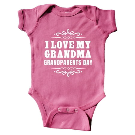 

Inktastic Grandparents Day I Love My Grandma Gift Baby Boy or Baby Girl Bodysuit