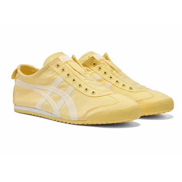 Onitsuka & Tiger MEXICO 66 SLIP-ON 1183B603 750 YELLOW/CREAM New in Box from Japan