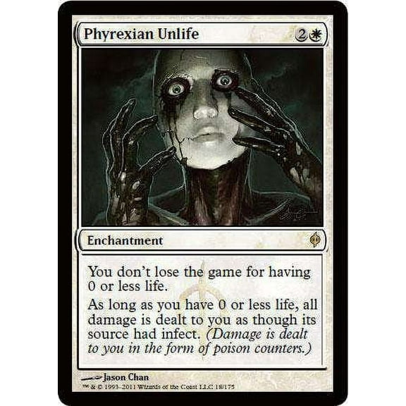 MtG New Phyrexia Rare Phyrexian Unlife #18