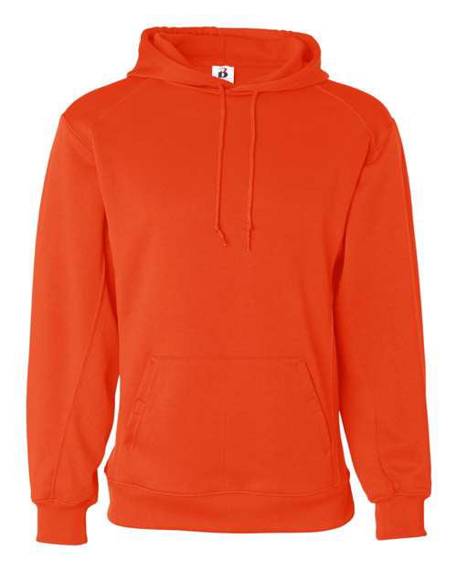 Badger Performance Fleece Hooded Sweatshirt in Burnt Orange 3XL | 1454 ...