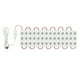 thumbnail image 3 of Tira De Luz De 4.92 Pies Con Alimentación Usb, Lámpara De Cinta De Espejo De Maquillaje De Tocador Con 10 Tiras De Led, Pegatina De Doble Cara De Inducción Manual Para Dormitorio, Tocador, Peluquería Yuarrent HA028069-03, 3 of 5