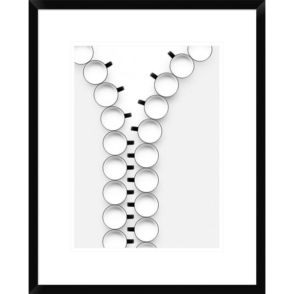 Global Gallery Wieteke De Kogel 'Zipper' Framed Wall Art