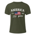 thumbnail image 4 of Ramiter Men's America 250Th Anniversary Printed T-Shirt Patriotic Falg Shirts for Men(AG,L), 4 of 9