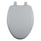 thumbnail image 5 of Asiento de inodoro Bemis Ashland alargado de madera, cierre lento, blanco, 5 of 5