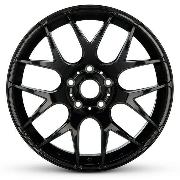 Romac Radium 18 Inch, 5 x 120 Bolt Pattern, 37 mm Offset, 72.6 mm Hub - Gloss Black Alloy Rim