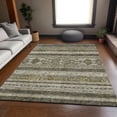 thumbnail image 4 of HomeRoots 657462 3 x 5 ft. Taupe Beige & Ivory Southwestern Washable Machine Made Rectangle Area Rug with UV Protection, 4 of 8