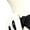 White, variant on O-049 Black Ladies Black Mid Calf Rain Boots Waterproof Non Slip Pull On Outdoor Garden Work Shoes For Women