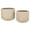 Beige, variant on Safavieh Lucca Cement Modern Solid Round Beige Plant Pot 2 Count