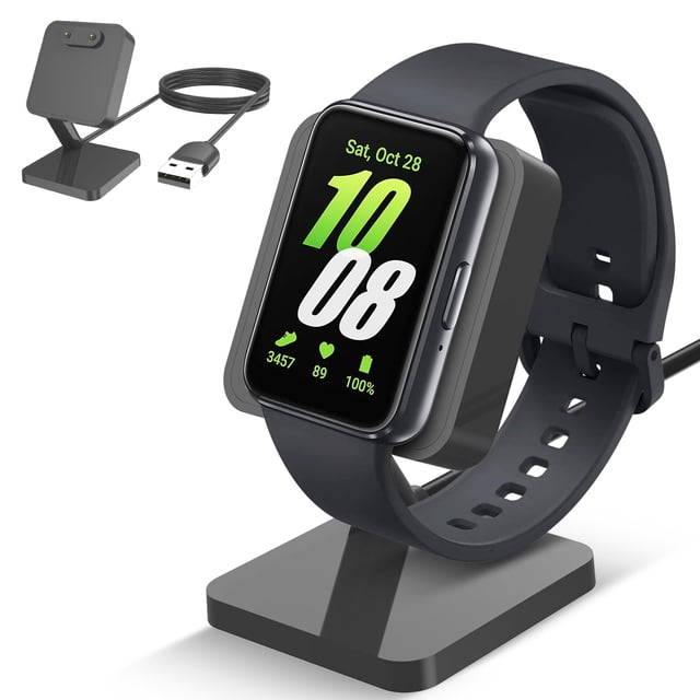 Base de carga magnética para Samsung Galaxy Fit 3 con cable de 1 m