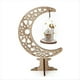 thumbnail image 1 of Adornos de Linterna de Luna de Madera, Artesanías, Decoraciones para el Hogar, Regalos y Decoraciones Artesanales (Luna Estrella Amarilla), 1 of 5