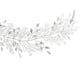 thumbnail image 2 of Accesorios para el cabello nupcial con de imitación de cristal para novia y boda para dama de honor y flores, plateado, 22 cm / 8,6 pulgadas Soledad Diadema con diamantes de imitación para mujeres, 2 of 10