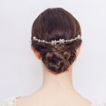 thumbnail image 4 of Diadema de cristal, tocado nupcial, accesorios para el cabello con diamantes de imitación y perlas para boda de mujer, 4 of 4