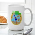thumbnail image 6 of CafePress - HANG IN THERE Large Mug - 15 oz Ceramic Large White Novelty Mug, 6 of 6