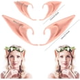thumbnail image 5 of Dientes de vampiro, colmillos, orejas de elfo para cosplay, fiesta de Halloween, accesorio de disfraz, 5 of 5
