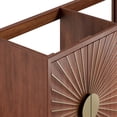 thumbnail image 6 of Modway Daylight 48" Solid Mango Wood Bathroom Vanity Cabinet - Walnut, 6 of 7