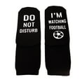 thumbnail image 4 of Bibifish Mens And Womens Novelty Socks Soft Crew Length Socks Funny Letter Pattern Grips Casual Daily Lounging Comfortable Funny Socks, 4 of 4