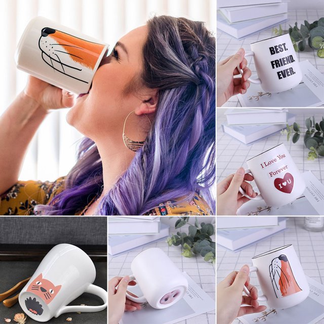 Gwong Decoración hogareña 5 unids gracioso cerdo nariz gato mejor amigo amor bolsa etiqueta engomada frigorífico taza decoración Gwong 21031542