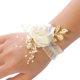 thumbnail image 1 of Guardurnaity Ramillete de muñeca blanco de moda con exquisita mano de obra Ramillete de muñeca burdeos Ramillete de boda Ropa, zapatos y accesorios Miscelánea, 1 of 6
