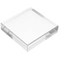 thumbnail image 4 of Miangastore Clear Crystal Square Paperweight Glass Block for Office Desk Decor for Home Crafts Photography Studio and Reading Desk Heavy Decorative Paperweight, 4 of 8