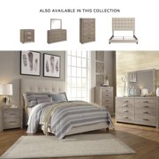 Signature Design by Ashley Dolante Queen Upholstered Bed, Beige, Modern Platform Bed with Tufted Headboard