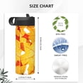 thumbnail image 4 of Sikiie Autumn Maple Leaves Print 18OZ Insulated Straw Cup, Portable Leak-proof Sports Water Bottle, Stainless Steel Water Cup Suitable for Home and Outdoor, 4 of 8