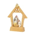 thumbnail image 4 of Escena del nacimiento de Jesús María Jesús con pesebre Miniaturas Accesorios Figura de la Sagrada Familia Resina Escenas de mesa navideñas, 4 of 9