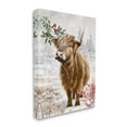 thumbnail image 4 of Stupell Industries Cattle with Winter Berries Animals & Insects Painting Gallery Wrapped Canvas Art Print Wall Art, 16 x 20, 4 of 8