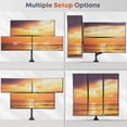 thumbnail image 2 of PUTORSEN Triple Monitor Mount for 17-49-inch Screens - Heavy Duty Triple Monitor Arm Desk Mount for Ultrawide Monitors, Fully Adjustment, Max Load 20KG per Screen, 2 of 7