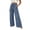 Gray, variant on WIZUTIZ Women's Jogger Pants Elastic Waist Drawstring Ankle Cuff Side Pockets Full Length Casual Trousers Soft Brushed Adjustable Fit Comfy