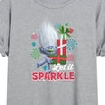 thumbnail image 3 of Trolls - Let It Sparkle Guy Diamond - Women's Oversized T-Shirt, 3 of 5