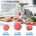 thumbnail image 4 of Meat Grinders, 3000W Max Electric Meat Grinder with Sausage Stuffer Maker, Kubbe Kit, 3 Grinding Plates, for Home Kitchen & Pet Food, Easy Clean, 4 of 10