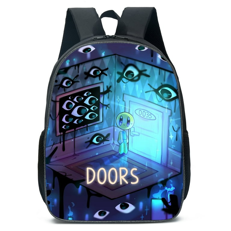 Doors Roblox Figure escape from the Doors cartoon schoolbag 