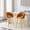 Orange + Gold, variant on Bar Stools Set of 2, Adjustable Velvet Swivel Bar Chairs, Puffy Bubble Chair Ball Chain Chair with Gold Legs, for Kitchen Island & Home Bar - Beige