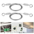 thumbnail image 6 of Adjustable Picture Hanging Wire, Upgrade Mirror Frame Hanging Kit, 3.3FT Heavy Duty Stainless Steel Wire Rope, Supports Up to 100lbs (Silver, 2PC-6.6FT), 6 of 8