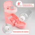 thumbnail image 3 of Zshan Water Dispenser for Small Animals, 350ml Large Capacity Automatic Rabbit Water Dispenser Hanging Drinker, for Hamster, Guinea Pig, Rabbit, Rat, Chinchilla, Ferret, Gerbil, 3 of 5