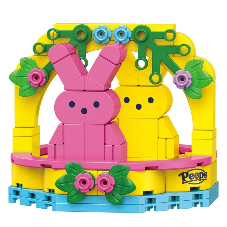 Brickcraft Peeps Easter Basket Pink & Yellow Brick Building Kit