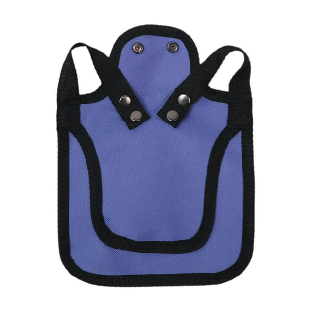 Silla de montar para pollo, protector de aves de corral para espalda y costados con hebillas de Metal, ropa Oxford con correa ajustable, delantal para Púrpura