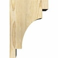 thumbnail image 3 of Ekena Millwork 6"W x 8"D x 12"H Mediterranean Rough Sawn Corbel, Douglas Fir, 3 of 9