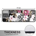 thumbnail image 5 of Kitchen Rugs Sets Of 2,Pioneer Flower Floral Print Pattern Anti Fatigue Kitchen Mat Rugs Non Slip Washable,Decorative Kitchen Floor Mats for Kitchen,Sink,Laundry,17"x47"+17"x47", 5 of 5