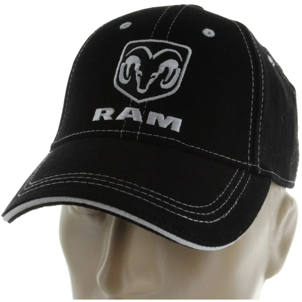 Dodge Ram 1500 2500 Black Baseball Cap Trucker Hat Snapback Truck
