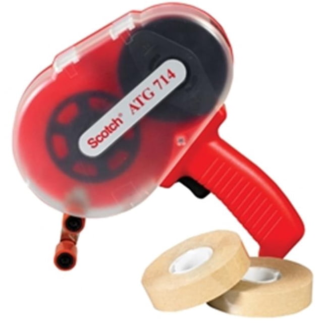 Scotch TDTF3M714 3M 714 Adhesive Transfer Tape Dispenser, Red