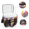 thumbnail image 6 of FORMRS Insulated Cooler Bag 24 Cans Capacity Soft Leakproof Lunch Box with Side Pockets, Colorful Black, 6 of 7