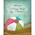 thumbnail image 2 of Albert, Beth 20x24 Black Ornate Wood Framed with Double Matting Museum Art Print Titled - Crazy Days of Summer, 2 of 4