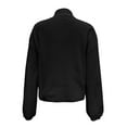 thumbnail image 5 of Duoif Sweaters for Women Trendy Womens Top Turtleneck Solid Color Loose Pullover Sweater Women's Sweaters Womens Tops Black L, 5 of 5