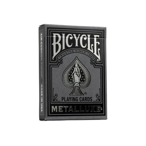 Black and Silver Metalluxe Playing Cards