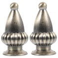 thumbnail image 1 of 2Pcs Light Shade Finial Zinc Alloy Round Elegant Decoration For Home, 1 of 6