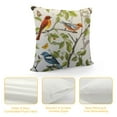 thumbnail image 4 of COMIO  Pillowcases Queen Garden Leaves Birds Printed Pillow Cases Soft Breathable Pillowcase Decorative Pillow Cover, 4 of 5