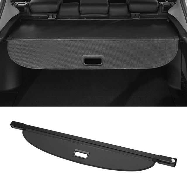 Cubierta de carga retráctil para maletero de Unique Bargains para Hyundai IX35 2010-2015, estante de maletero trasero, sombra de seguridad de equipaje, cubierta de privacidad negra brillante